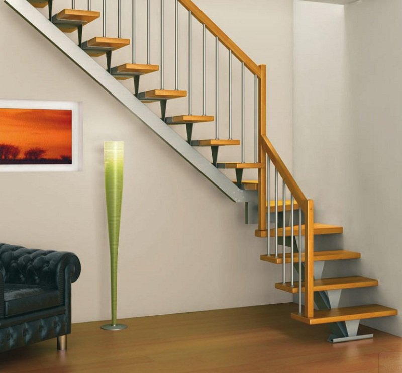 Cầu thang xương cá 05 trong catalog cầu thang xương cá của Cầu Thang Đẹp Miền Bắc
