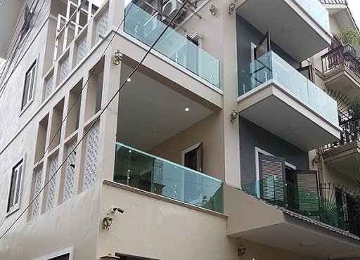 Lan can kính 19 trong catalog lan can kính của Cầu Thang Đẹp Miền Bắc