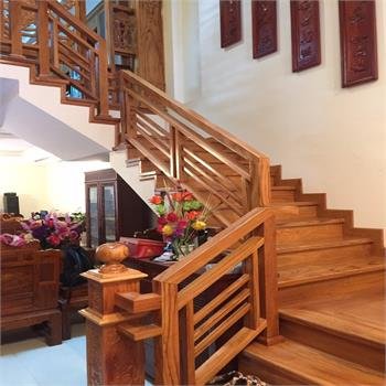 Cầu thang gỗ 73 trong catalog cầu thang gỗ của Cầu Thang Đẹp Miền Bắc